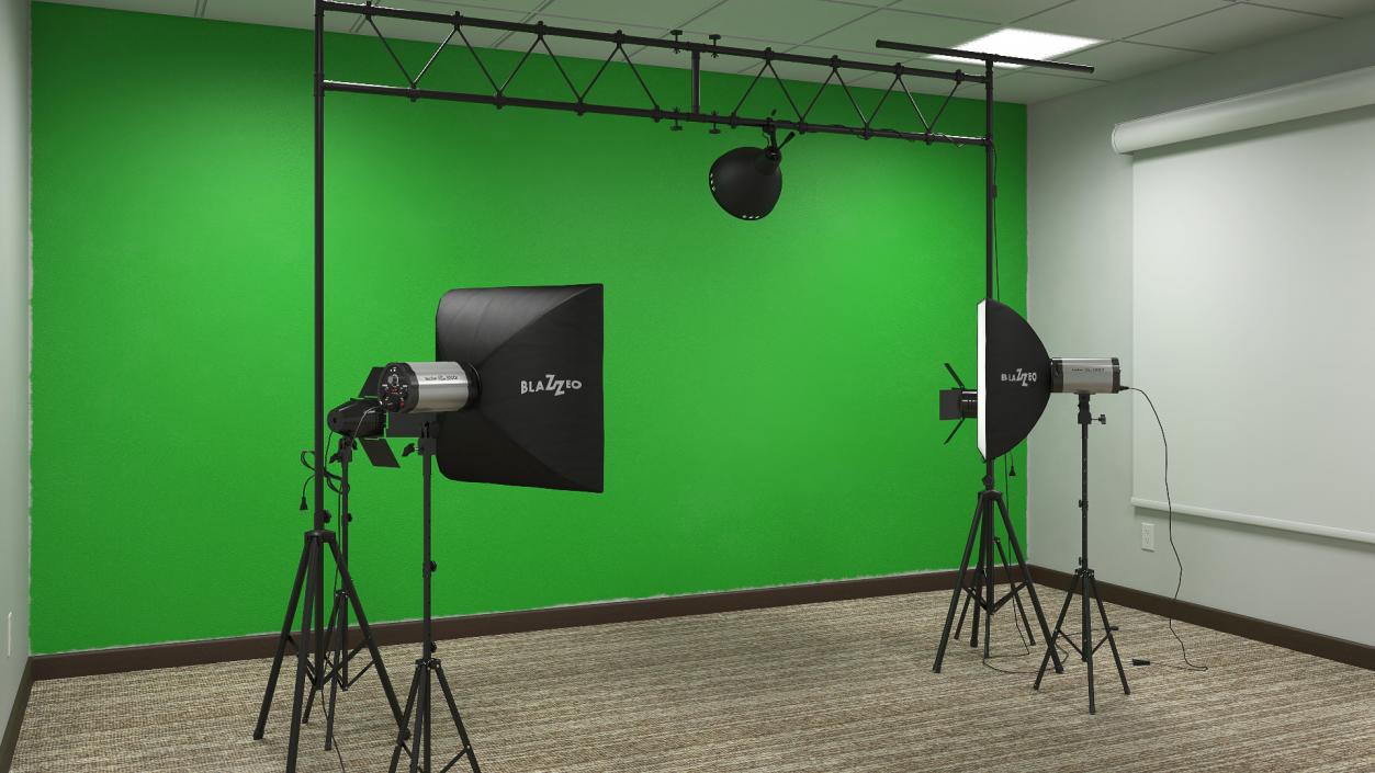 Photo and Video Production Studio Setup 3D model