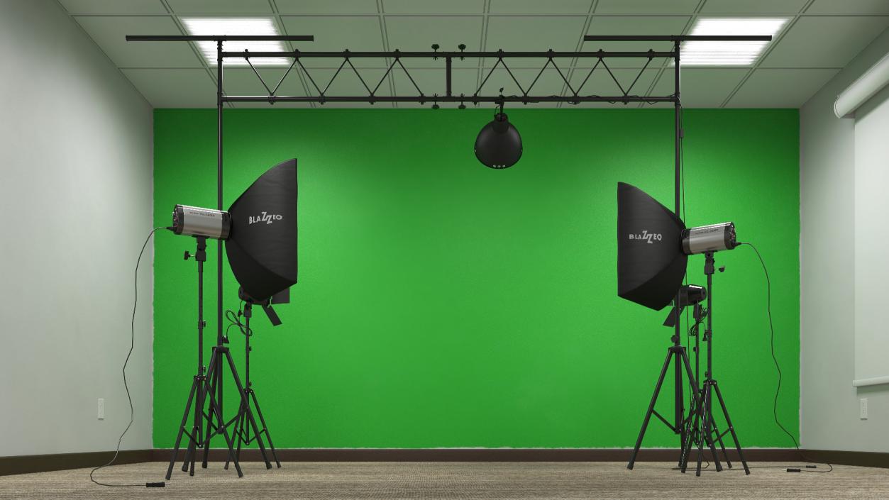 Photo and Video Production Studio Setup 3D model