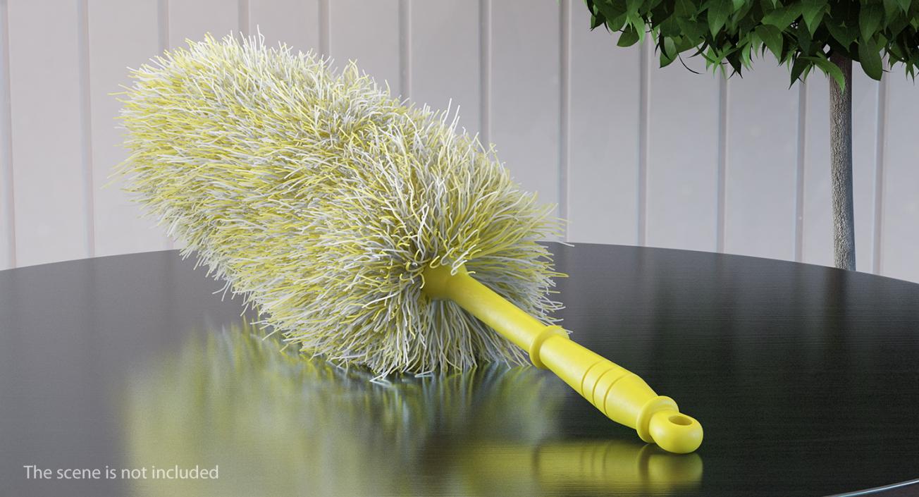 3D Feather Duster Yellow