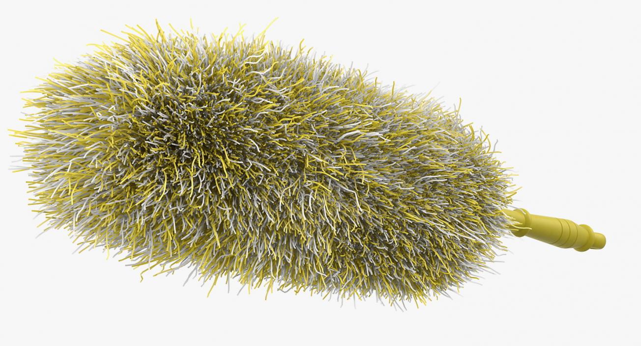 3D Feather Duster Yellow