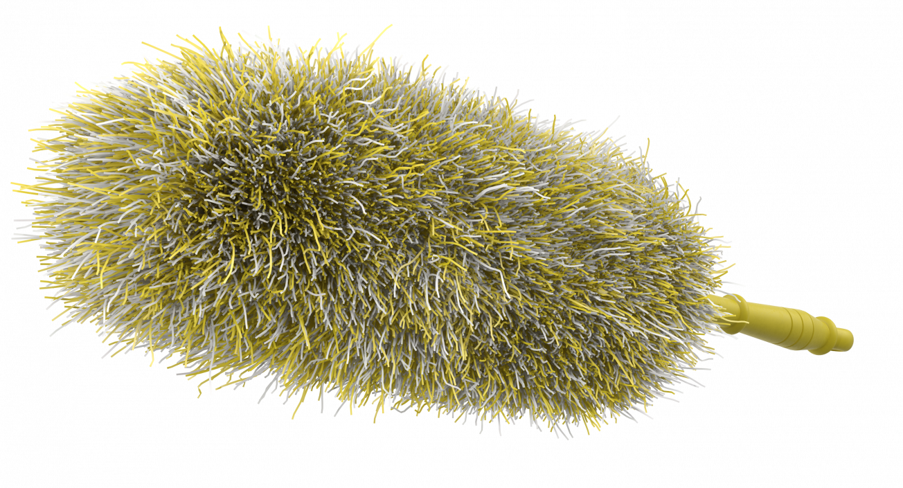 3D Feather Duster Yellow