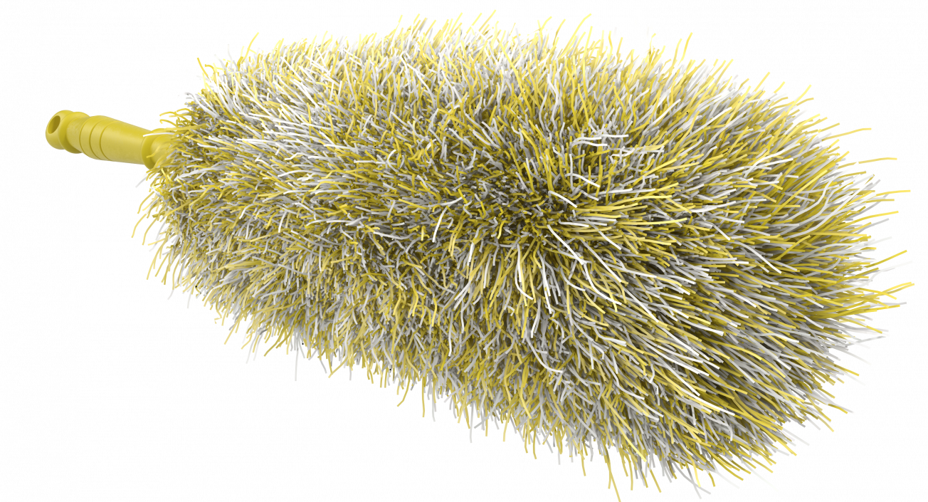 3D Feather Duster Yellow