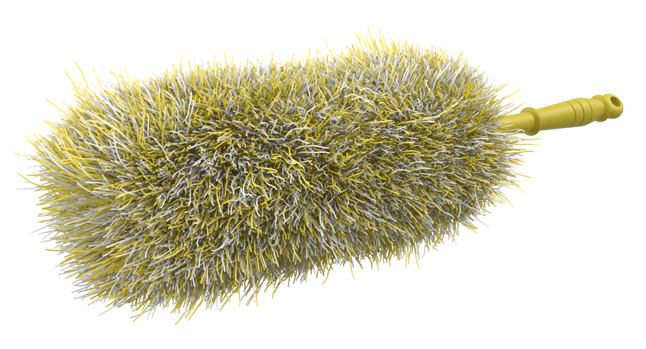 3D Feather Duster Yellow