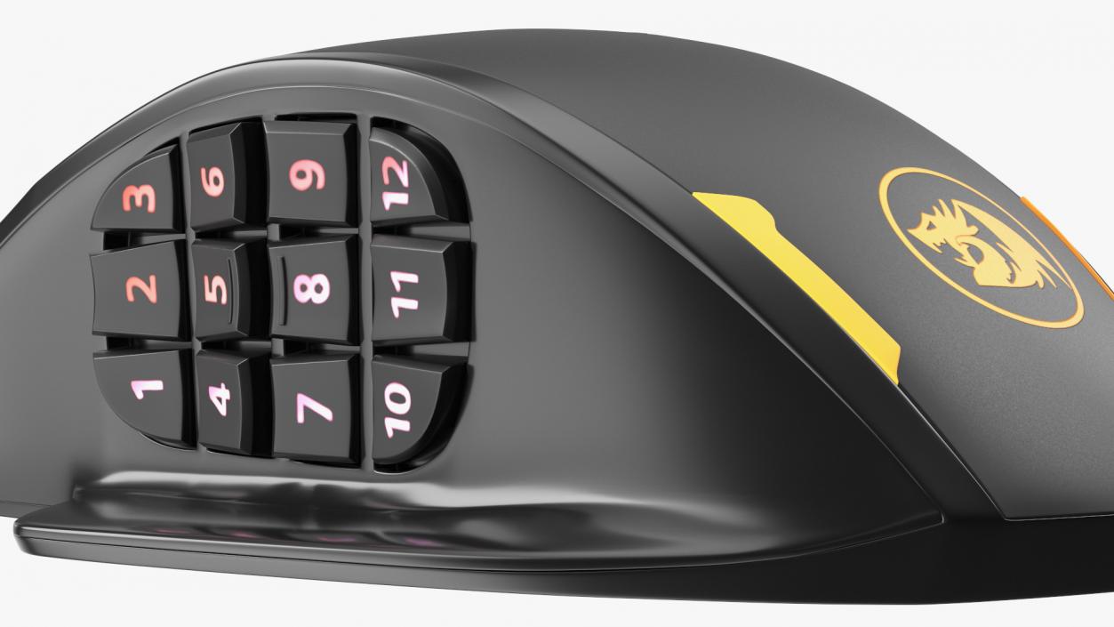 3D Reddragon IMPACT ELITE Wireless RGB Gaming Mouse model