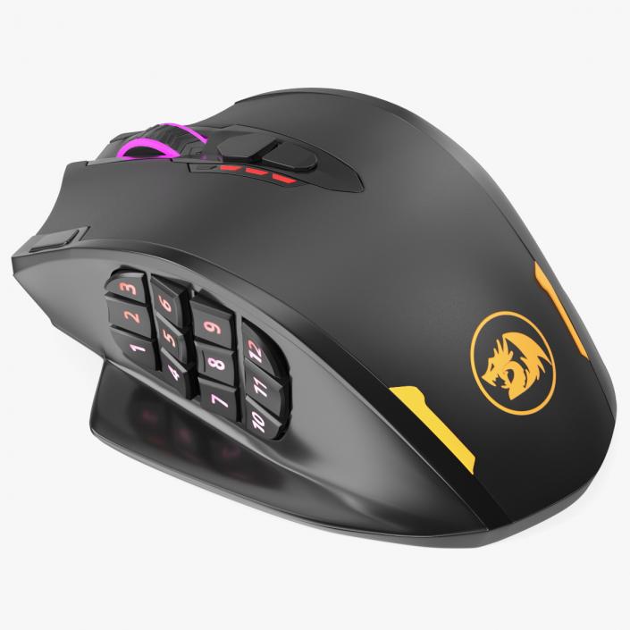 3D Reddragon IMPACT ELITE Wireless RGB Gaming Mouse model