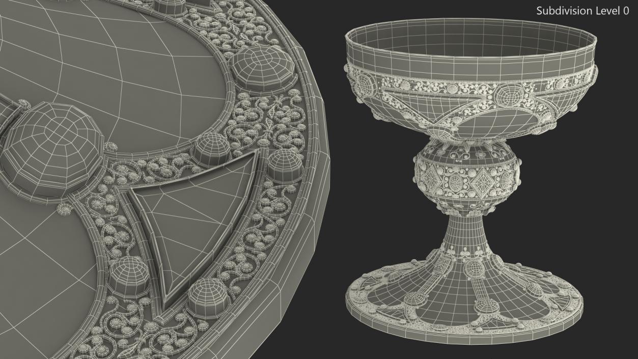 3D Saint Remi Chalice model