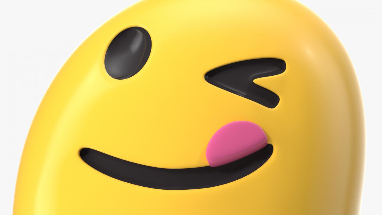 Crazy Face Android Emoji 3D model