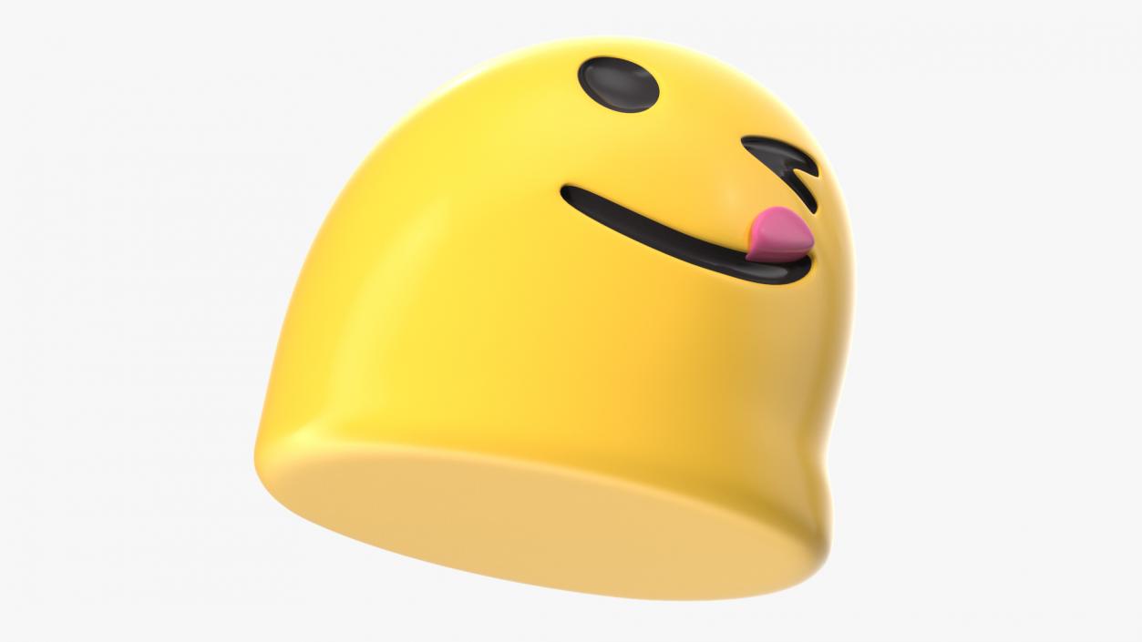 Crazy Face Android Emoji 3D model