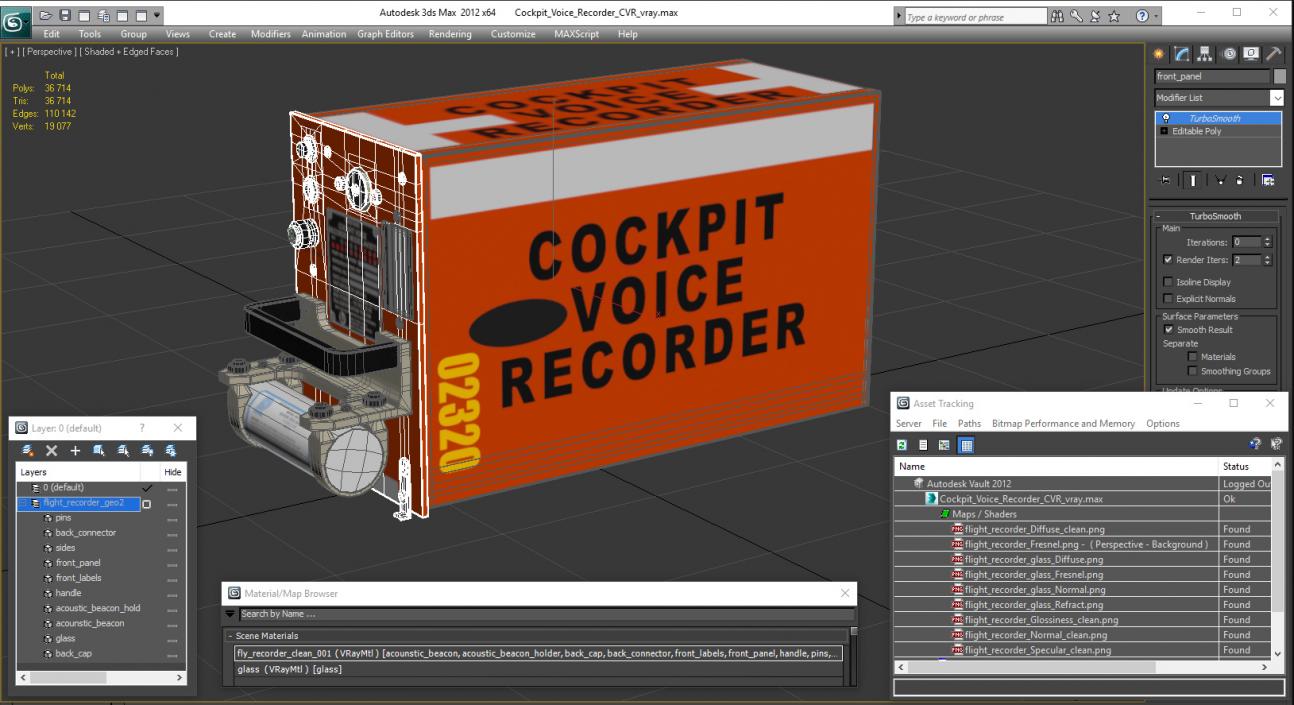 3D Cockpit Voice Recorder CVR