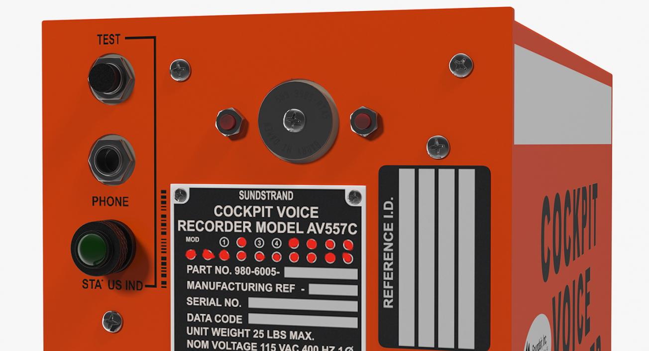 3D Cockpit Voice Recorder CVR