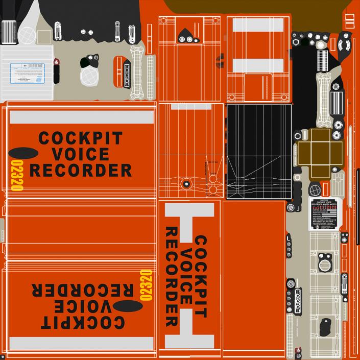 3D Cockpit Voice Recorder CVR