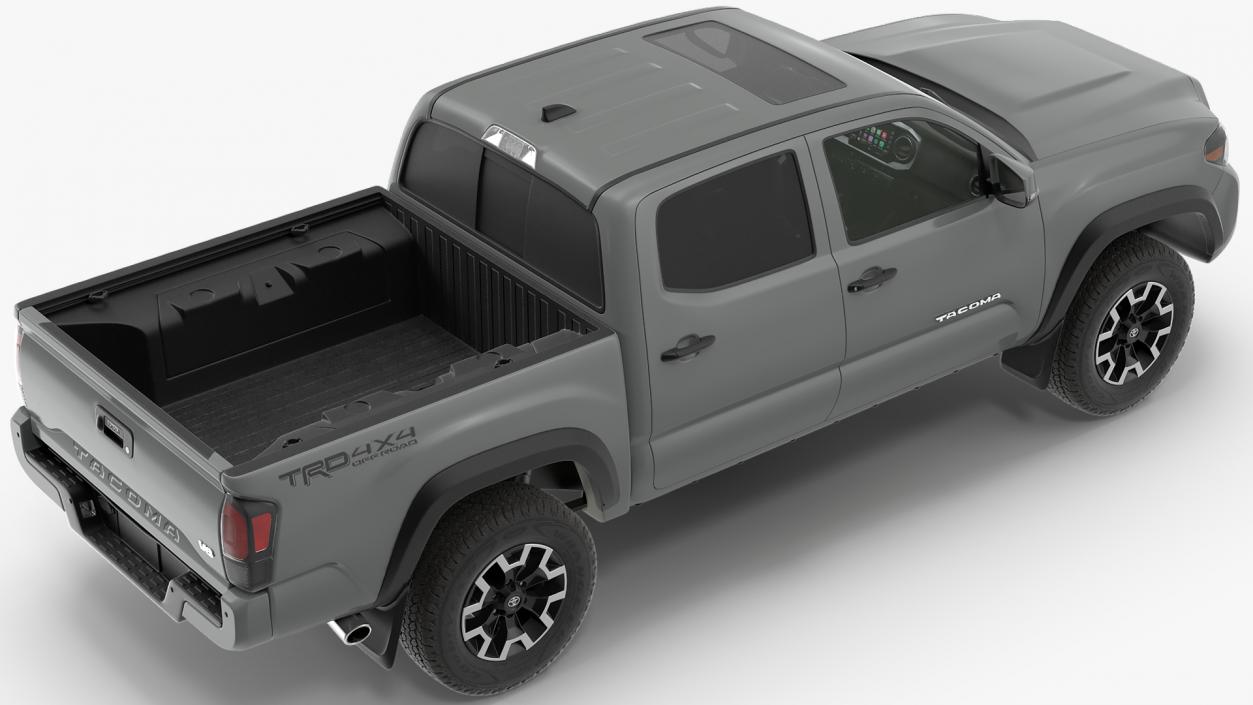 3D Toyota Tacoma TRD Off Road Cement Grey 2021 model