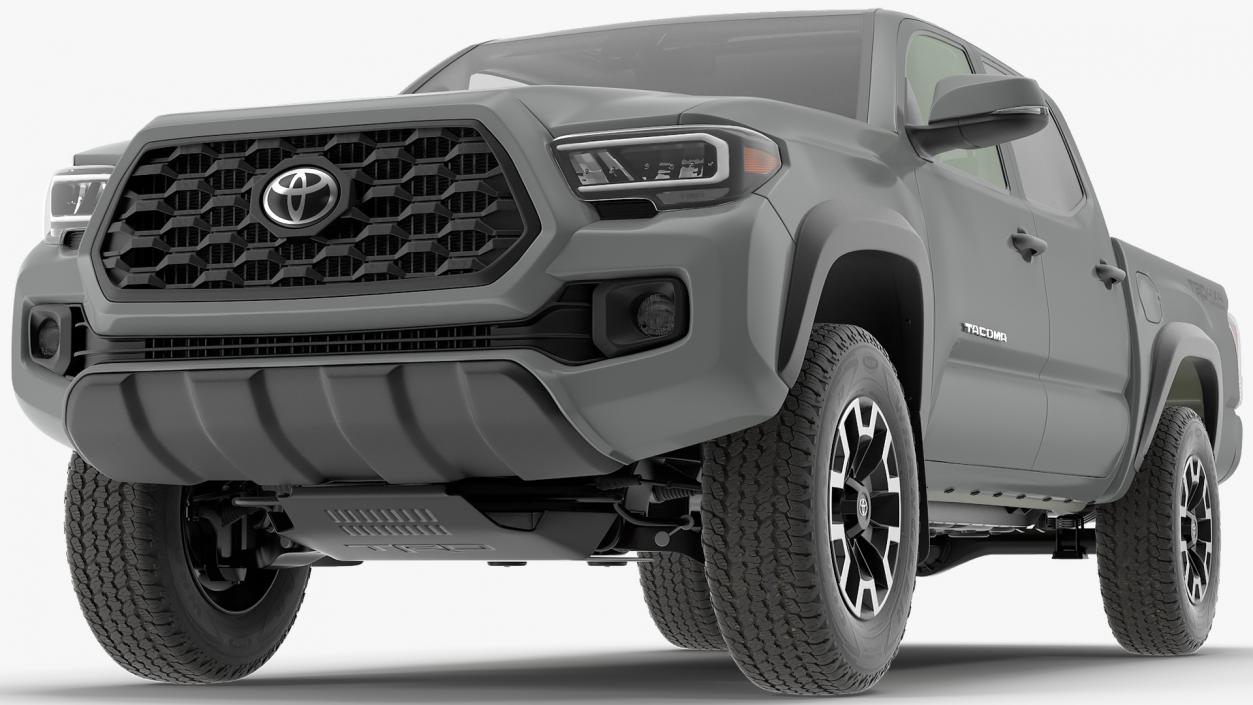 3D Toyota Tacoma TRD Off Road Cement Grey 2021 model