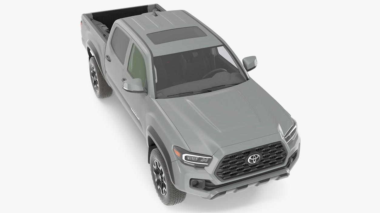 3D Toyota Tacoma TRD Off Road Cement Grey 2021 model