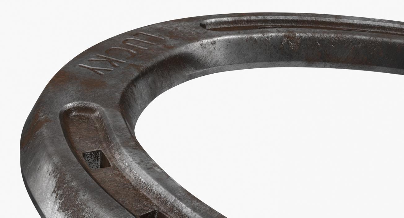 3D model Rusty Horseshoe