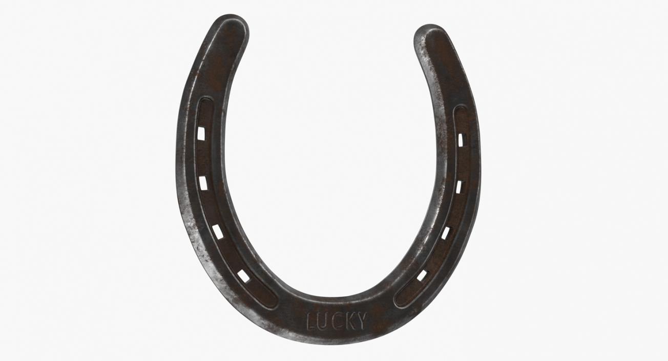 3D model Rusty Horseshoe