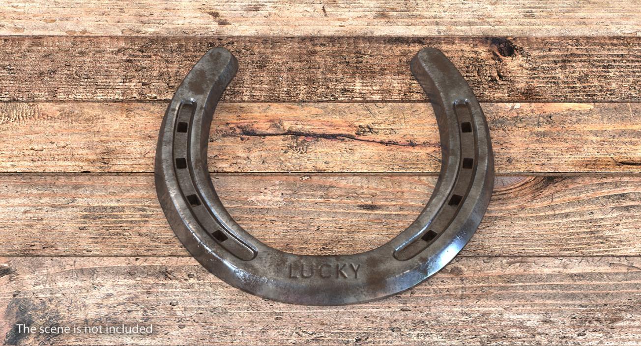 3D model Rusty Horseshoe