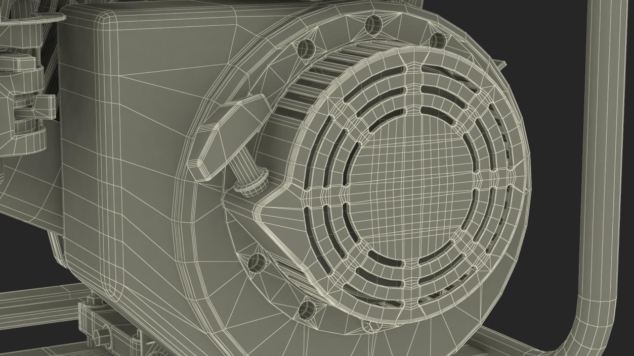 3D Water Pump for Draining model