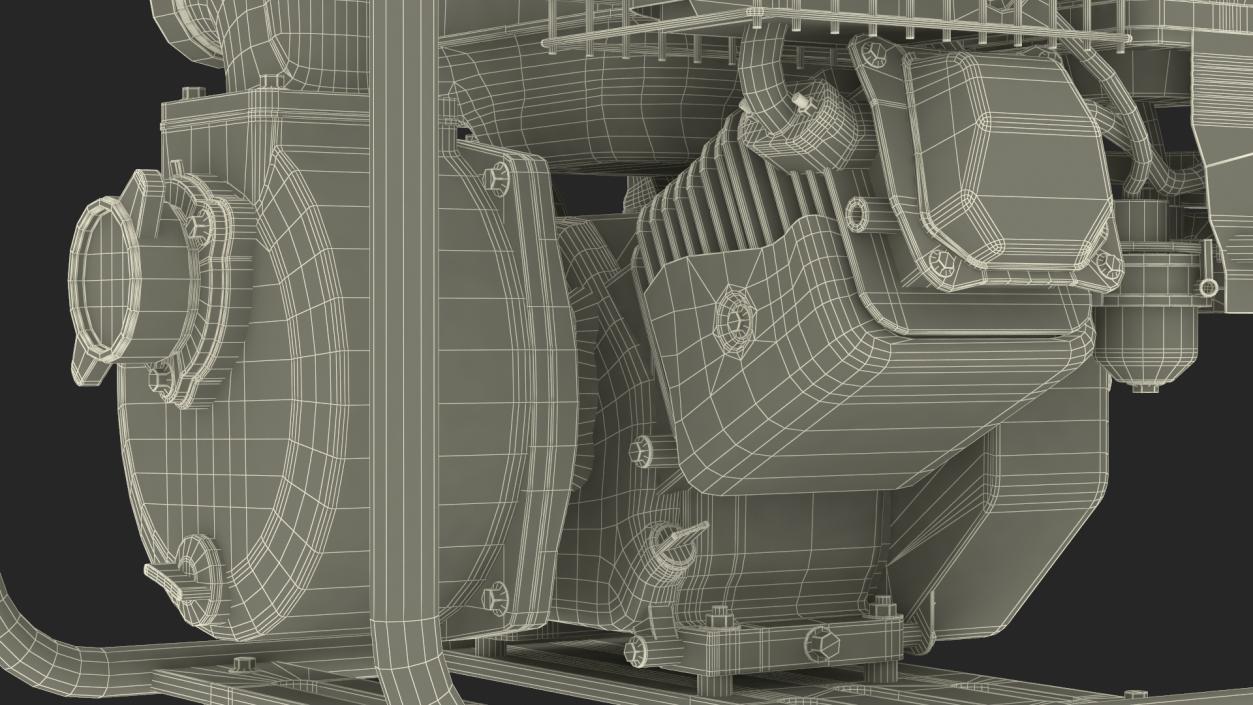 3D Water Pump for Draining model