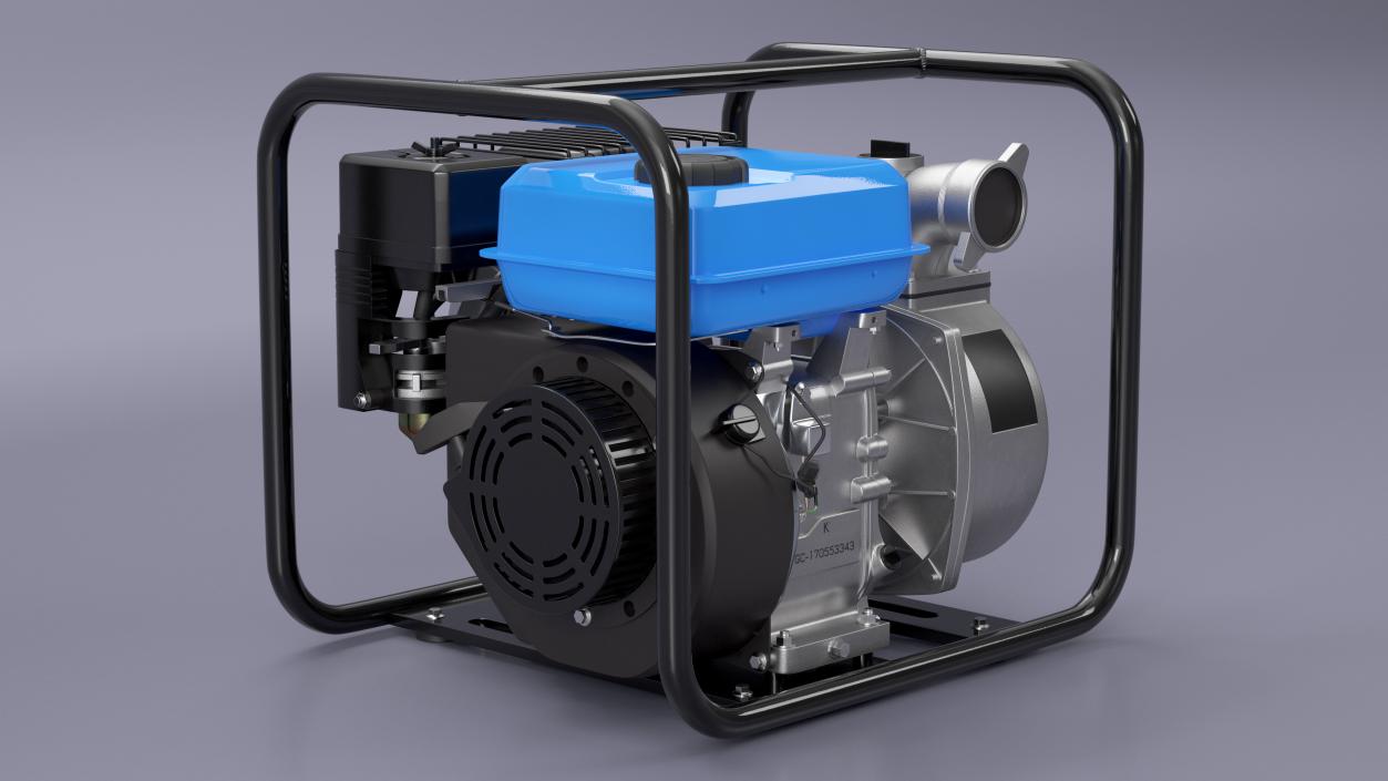 3D Water Pump for Draining model