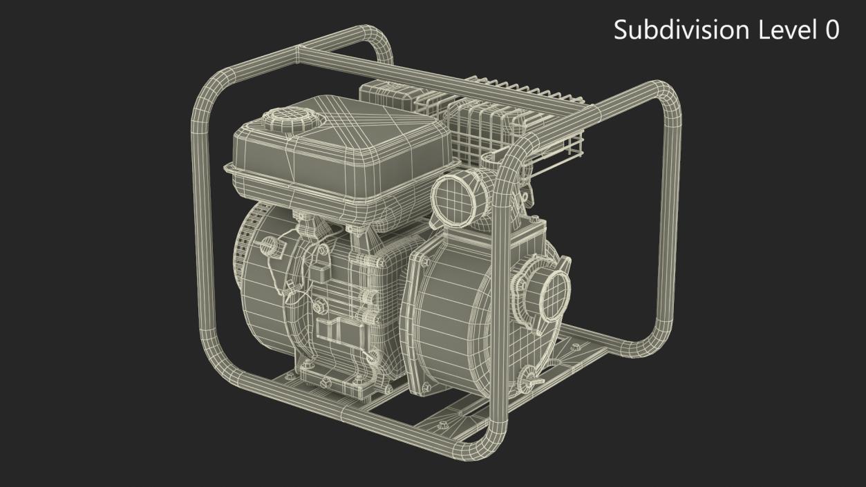 3D Water Pump for Draining model