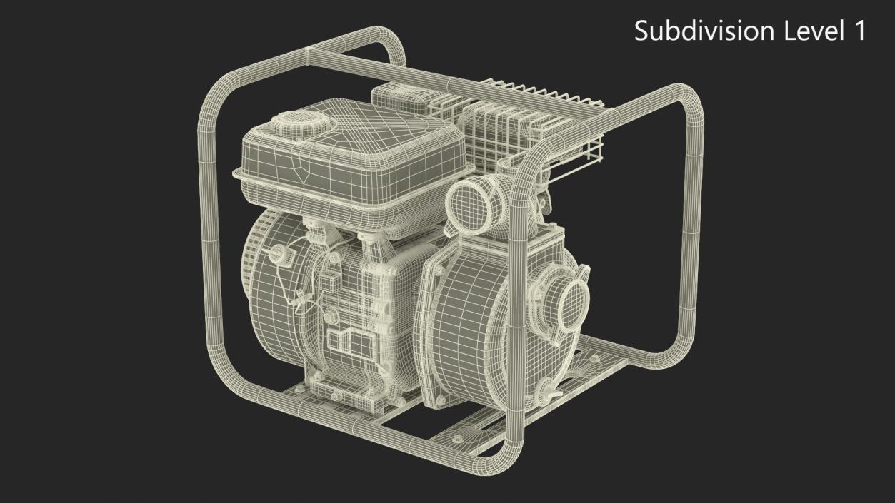 3D Water Pump for Draining model