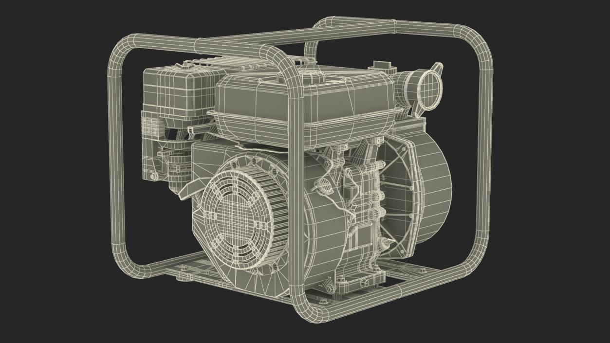 3D Water Pump for Draining model