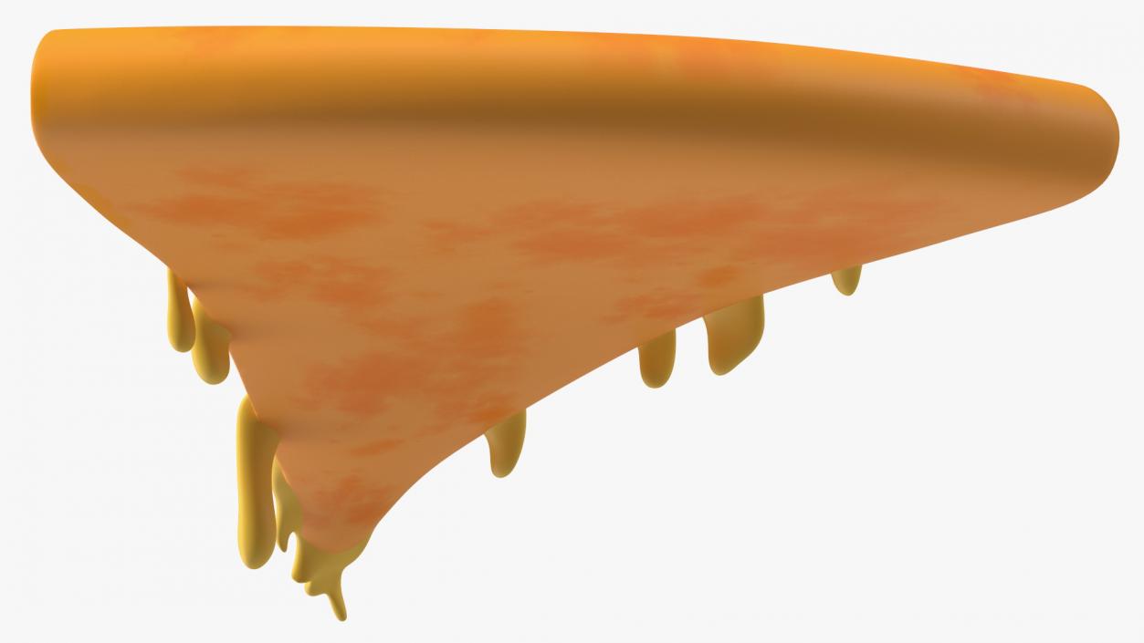 Cartoon Slice of Pepperoni Pizza 3D