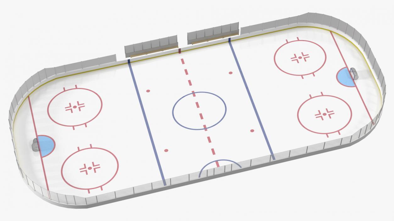 3D Hockey Rink