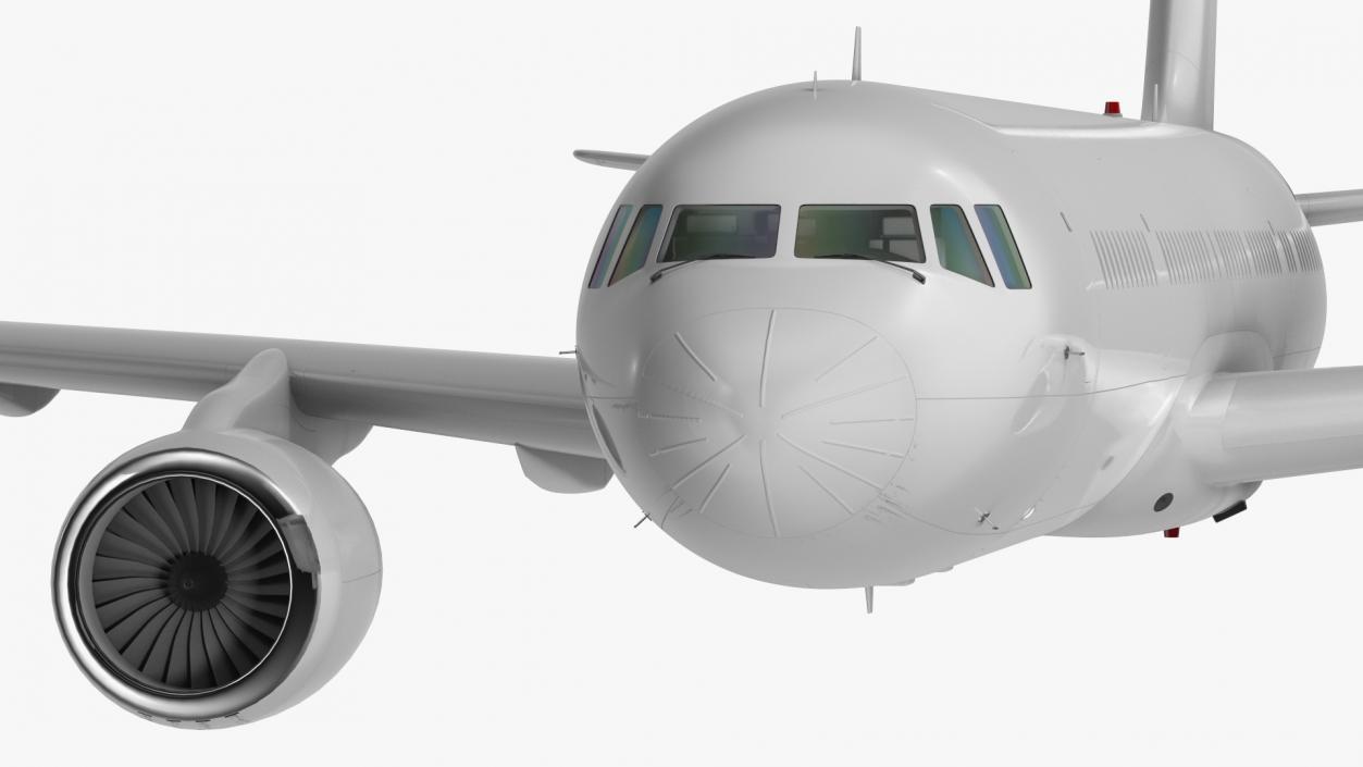 Narrow-Body Jet Airliner Blank Livery Flight 3D model