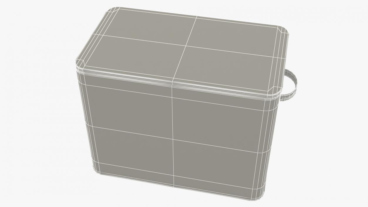 3D Kitchen Bread Box Grey Big