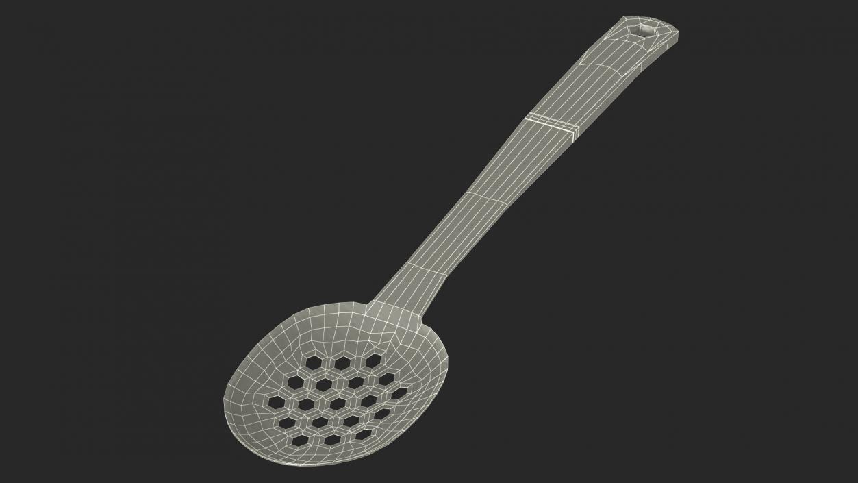 Nylon Slotted Spoon 3D model