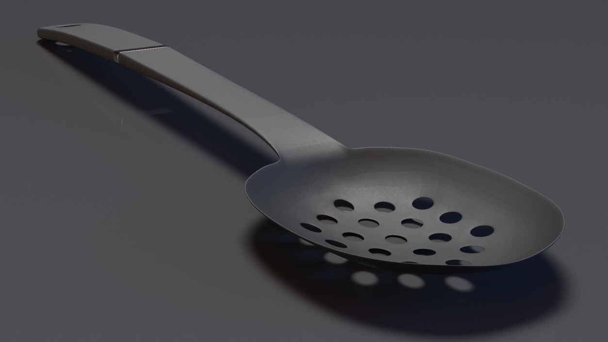 Nylon Slotted Spoon 3D model