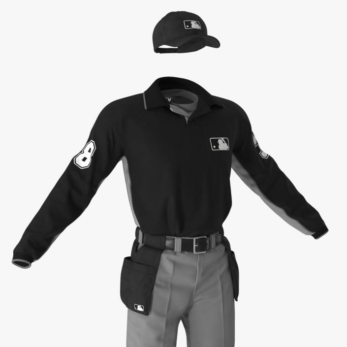 3D Softball Umpire Clothes model