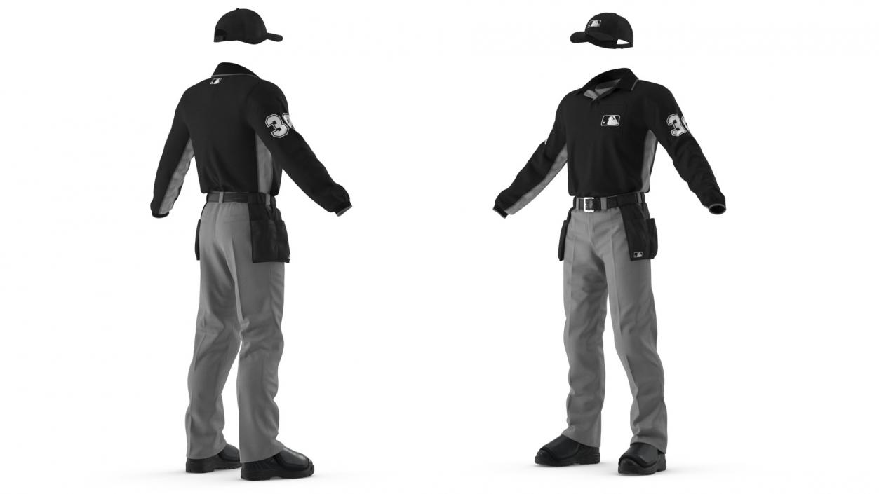 3D Softball Umpire Clothes model