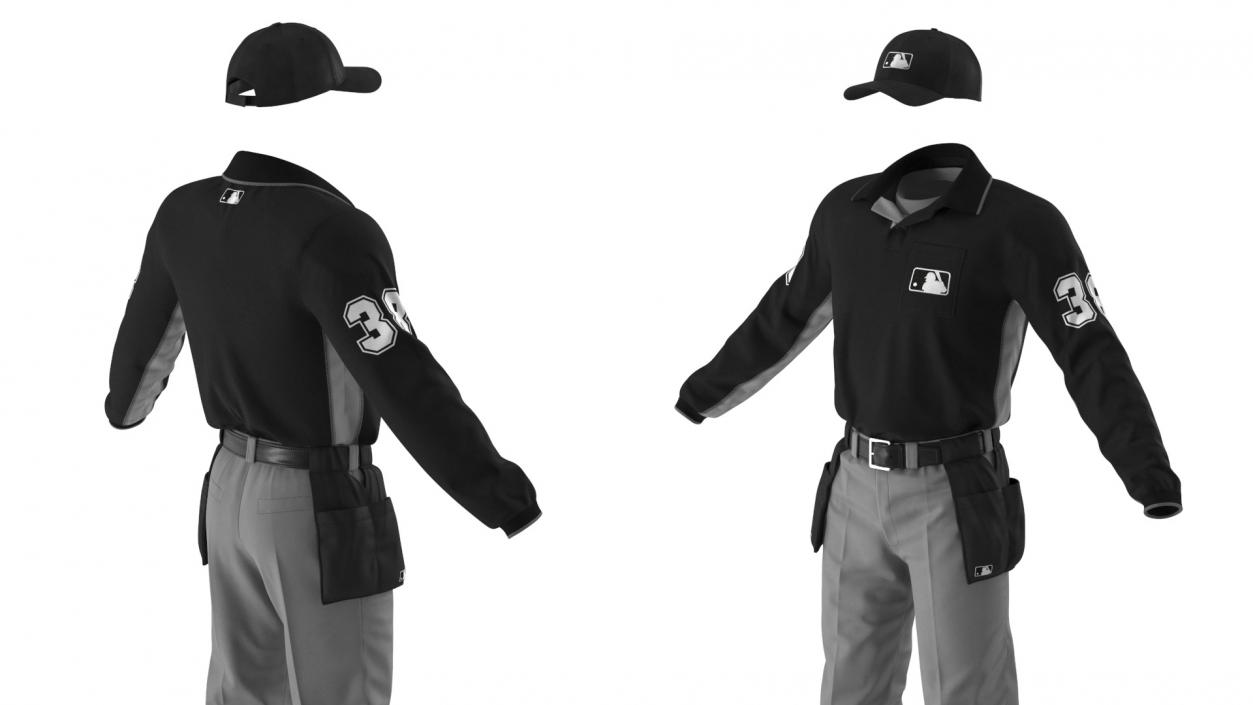 3D Softball Umpire Clothes model