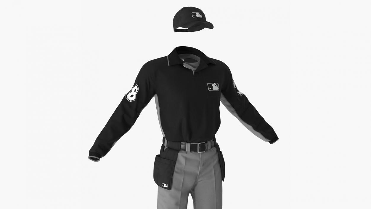 3D Softball Umpire Clothes model