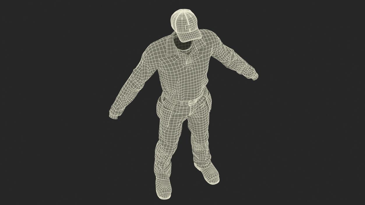 3D Softball Umpire Clothes model