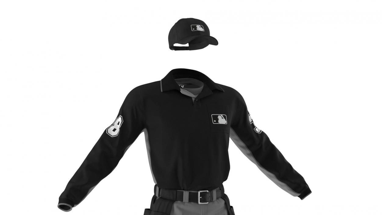 3D Softball Umpire Clothes model