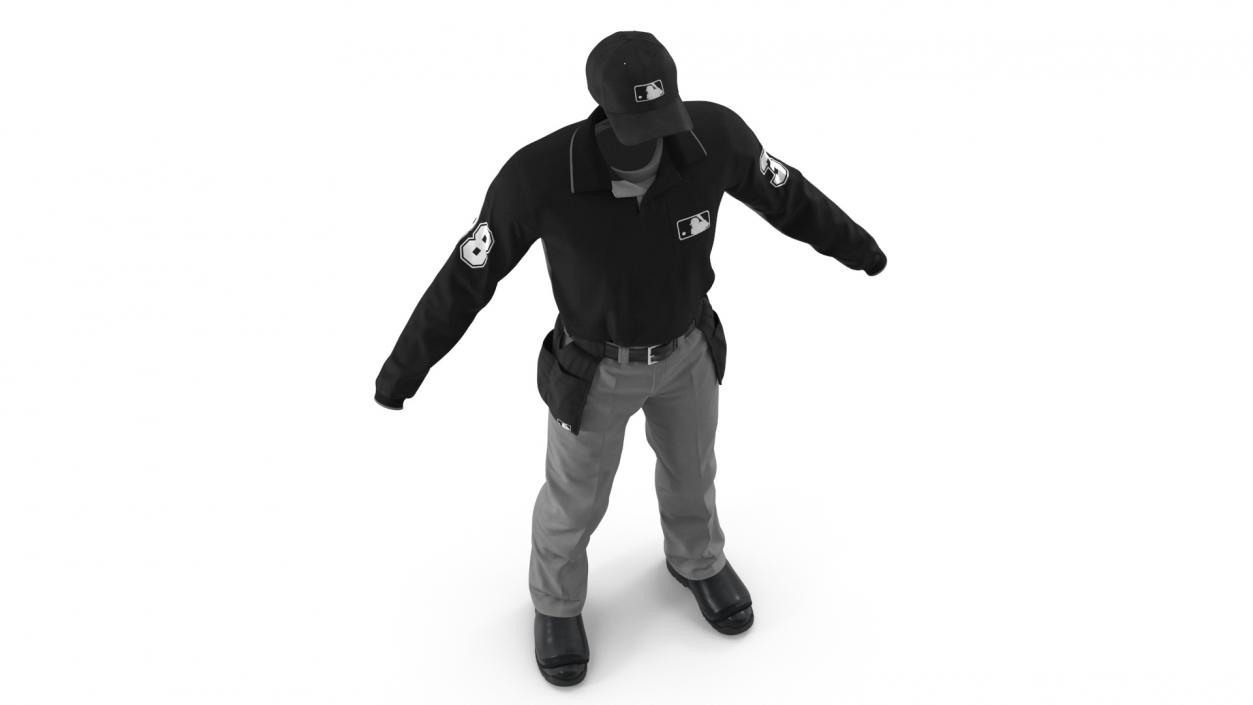 3D Softball Umpire Clothes model