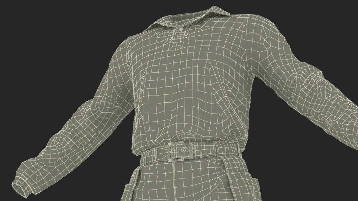 3D Softball Umpire Clothes model