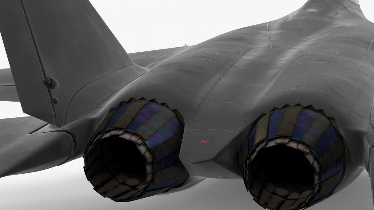 3D model Multirole Jet Fighter Exterior Only