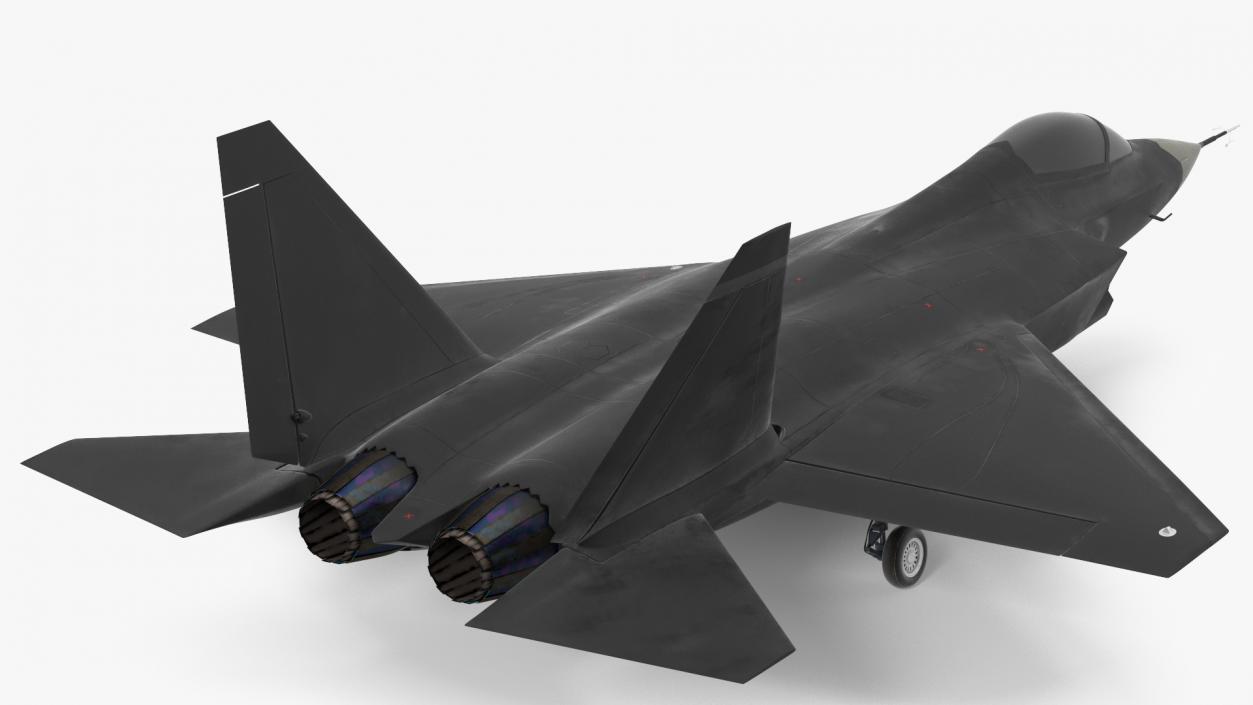 3D model Multirole Jet Fighter Exterior Only