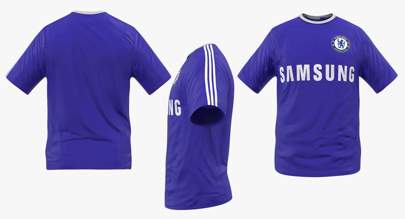 3D Soccer T-Shirts Collection 2 model