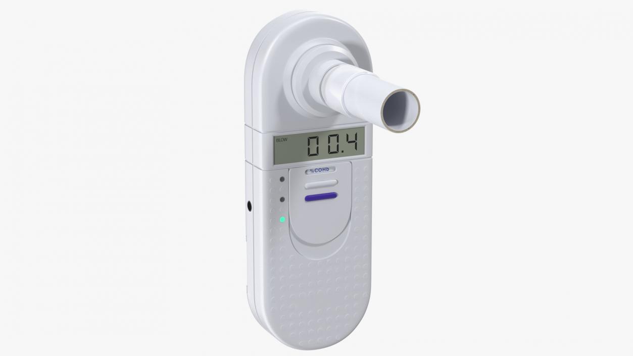 3D Medical Carbon Monoxide Breath Monitor model