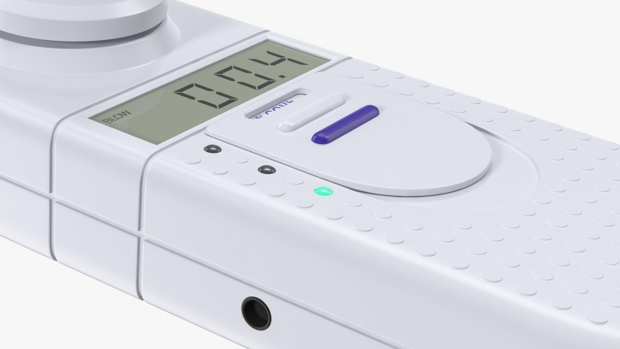 3D Medical Carbon Monoxide Breath Monitor model