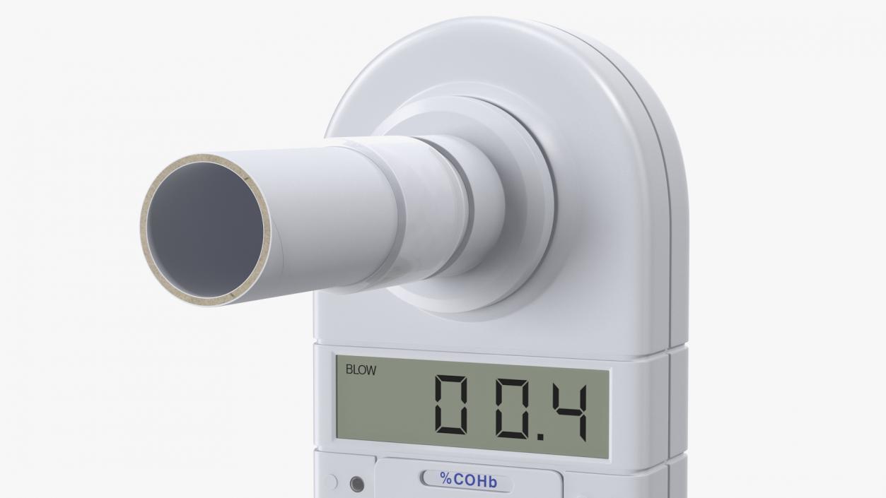 3D Medical Carbon Monoxide Breath Monitor model