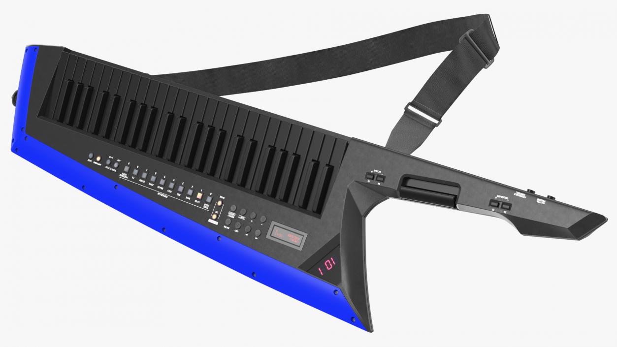 3D model Keytar