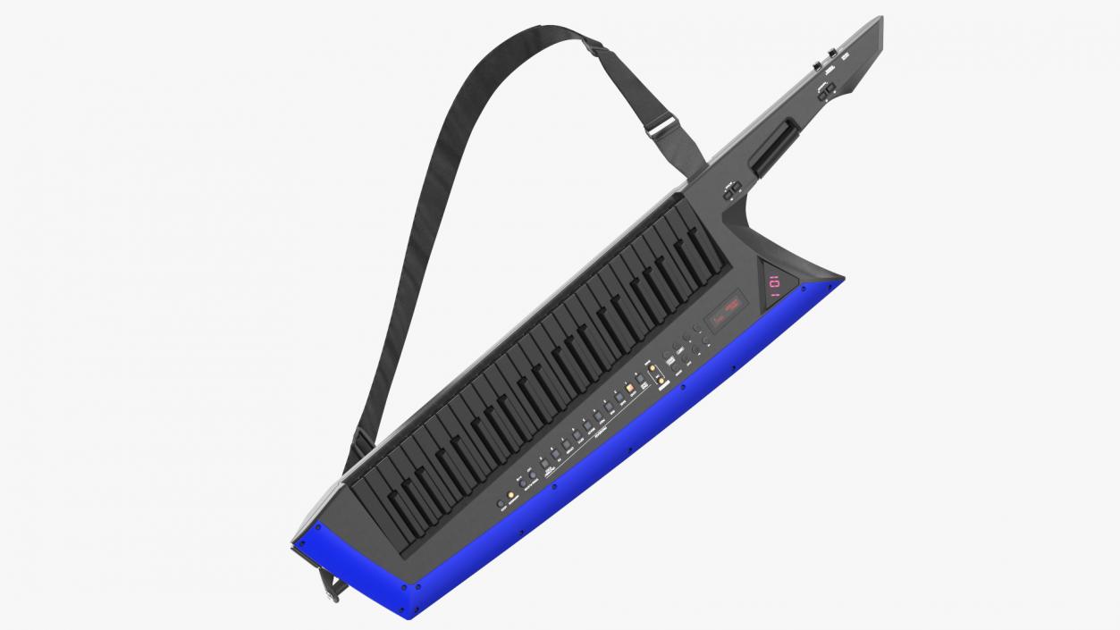 3D model Keytar