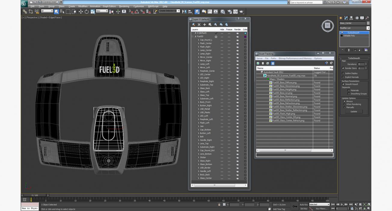 3D Handheld 3D Scanner Fuel3D